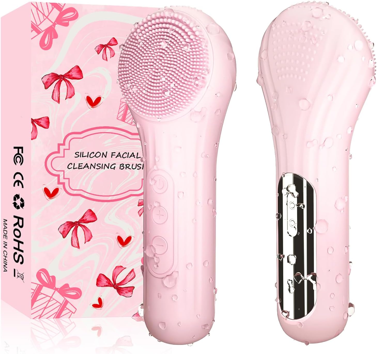 Electric Face Cleanser Brush - Épurateur de visage en Silicone, brosse