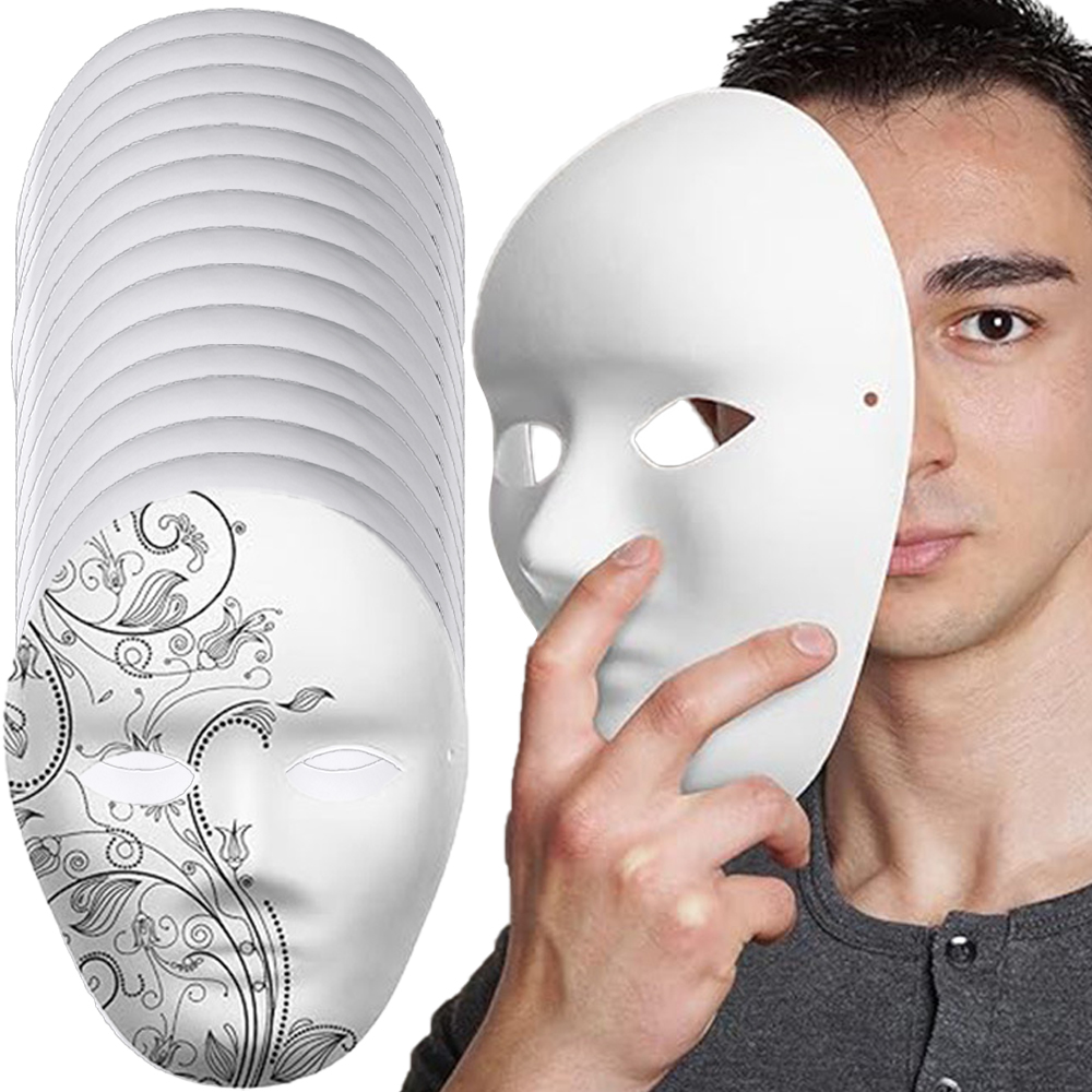 Sheet Face Mask Pack - 1/10 pièces bricolage masques complets papier