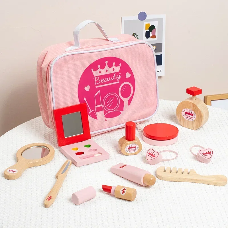 Beauty Makeup Kit - Ensemble de maquillage en bois pour
