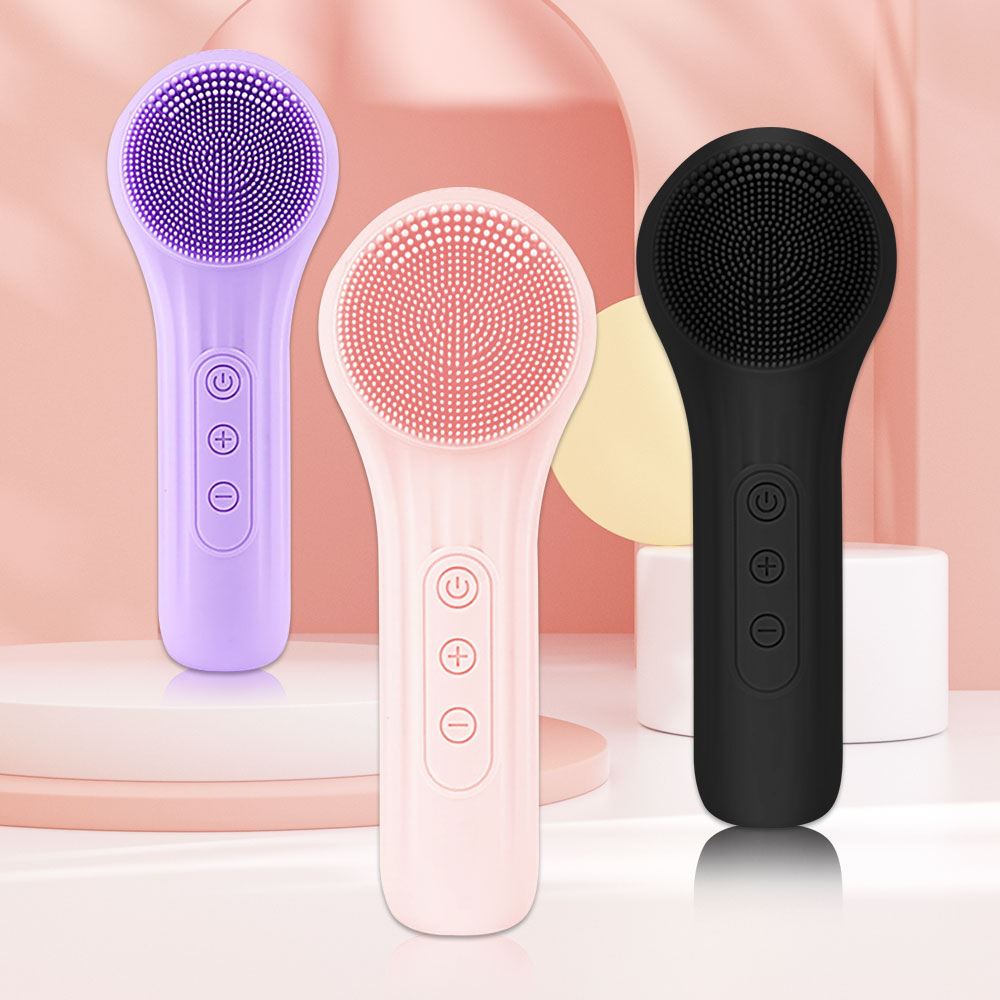 Electric Face Cleanser Brush - Nettoyeur de brosse faciale en Silicone
