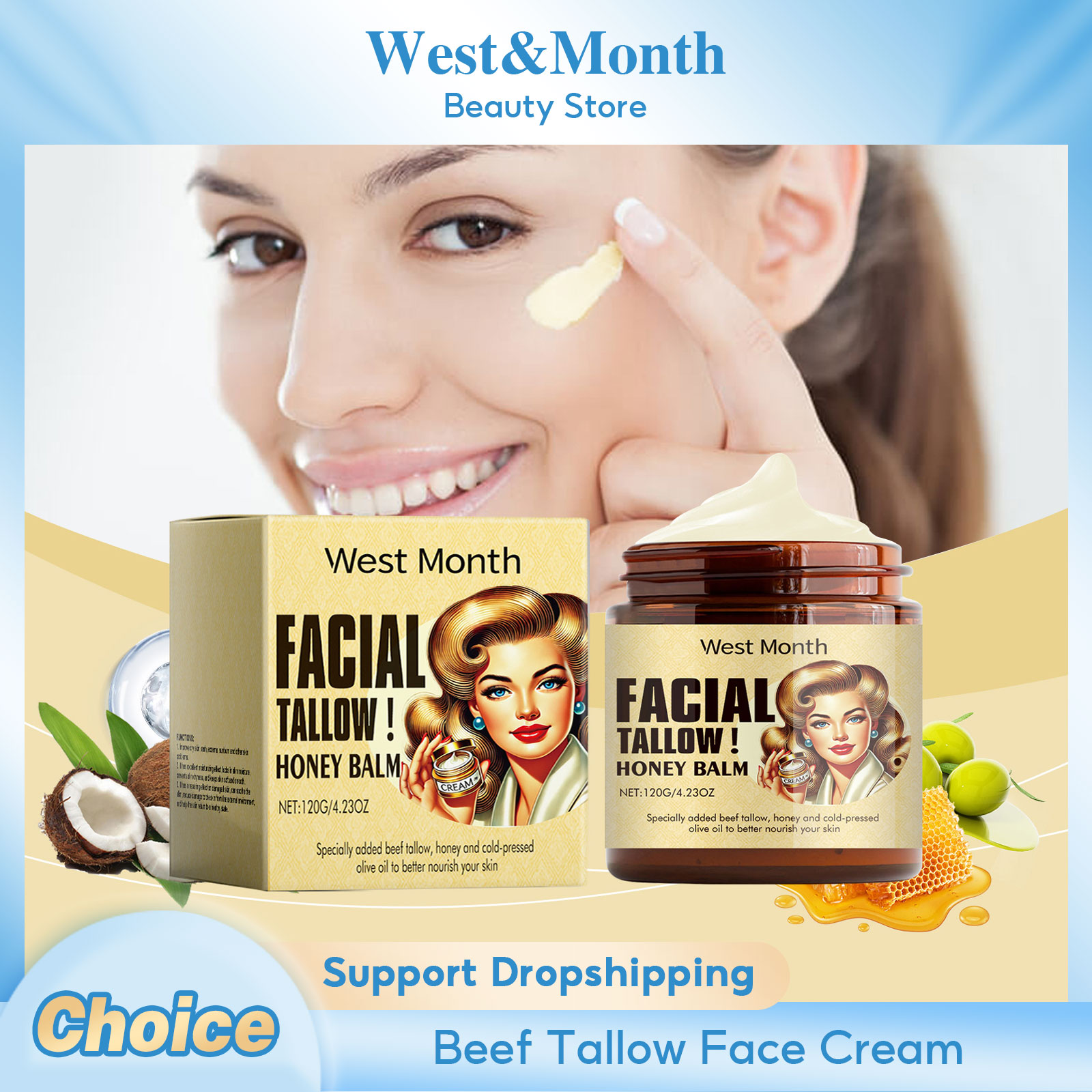 Beauty Glazed Makeup - Crème visage anti-déformable à base de