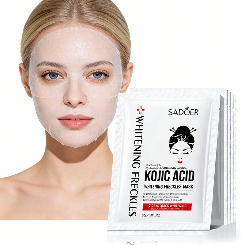 Sheet Face Mask Pack - 5 pièces SADOER acide kojique masque