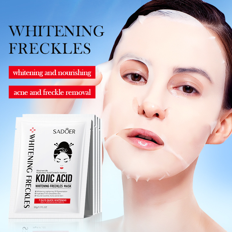 10 pièces SADOER acide kojique - Sheet Face Mask Pack avis et prix