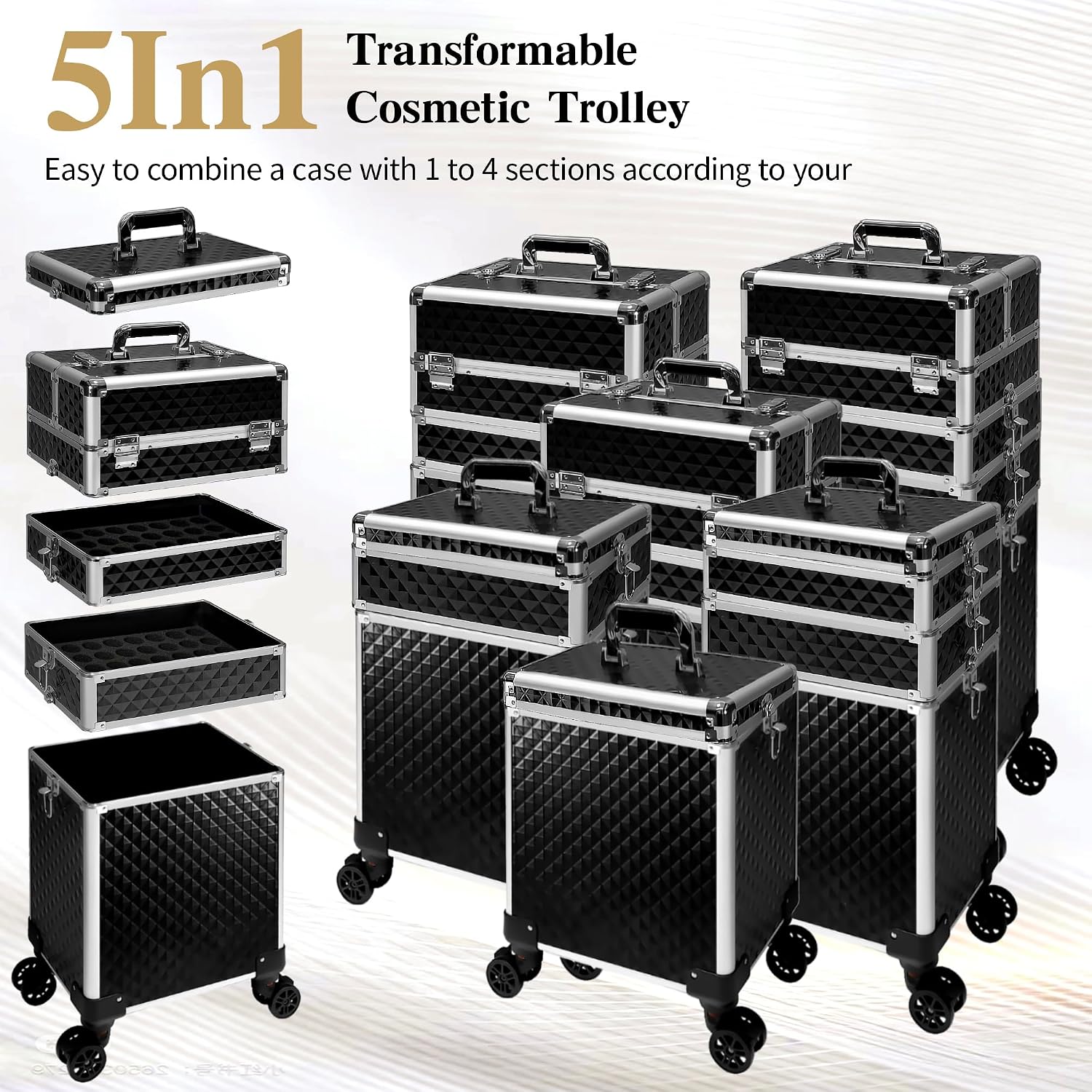 Valise de maquillage à roulett - Beauty Makeup Trolley avis et prix
