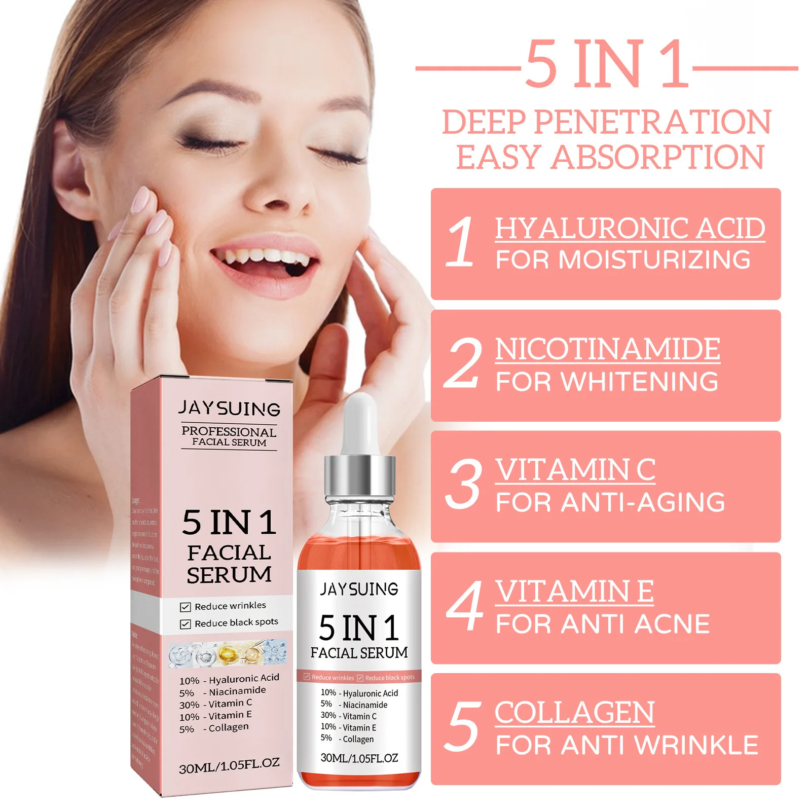 Sérum hydratant pour le visage - Vitamin C Serum Face avis et prix