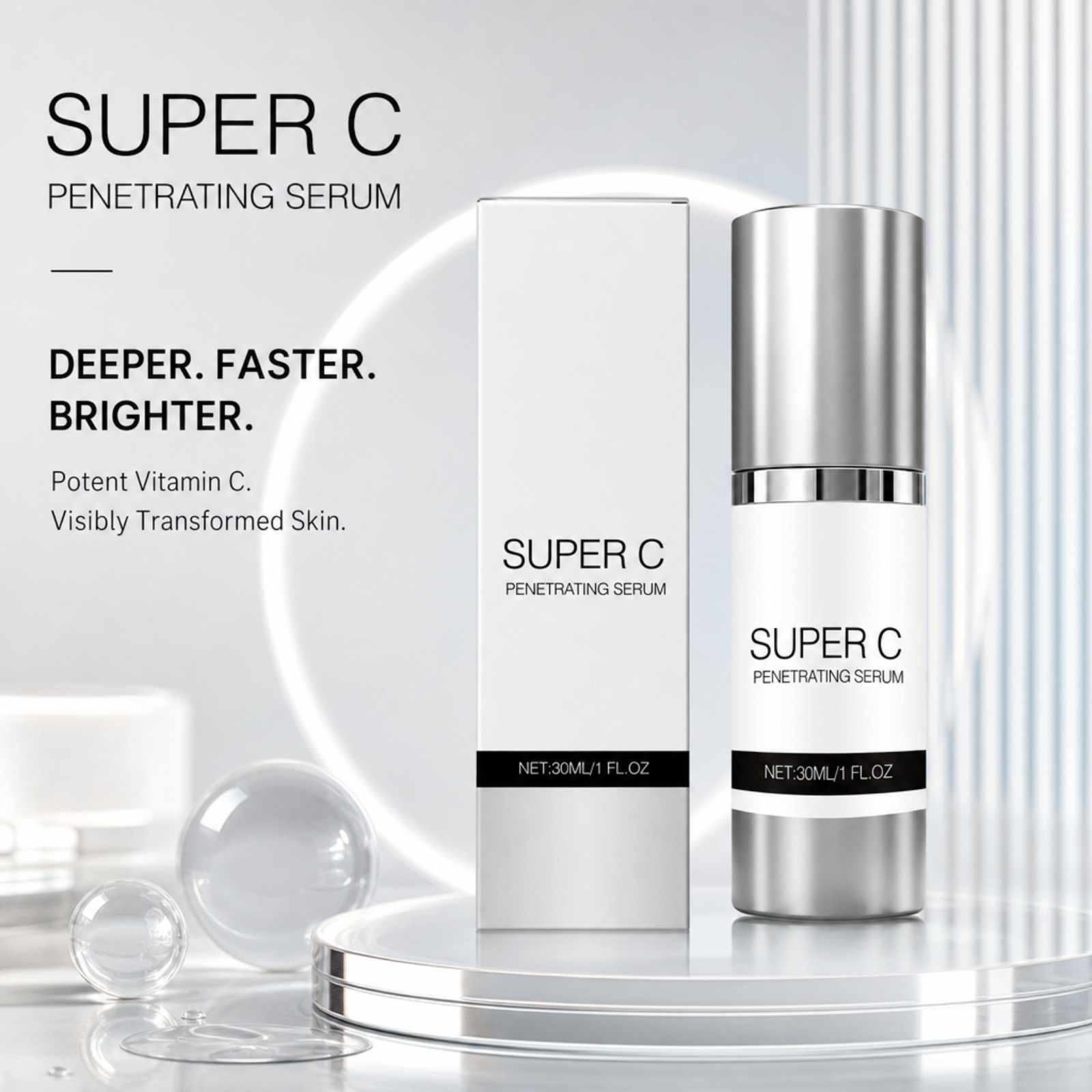 Sérum à la vitamine C pénétran - Vitamin C Serum Face avis et prix