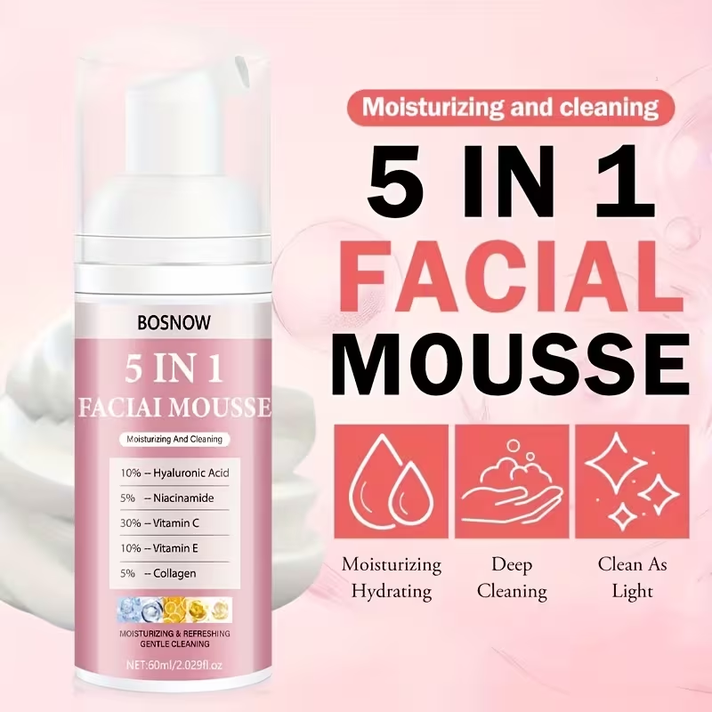Mousse nettoyante 5-en-1 de 60 - Vitamin C Serum Face avis et prix