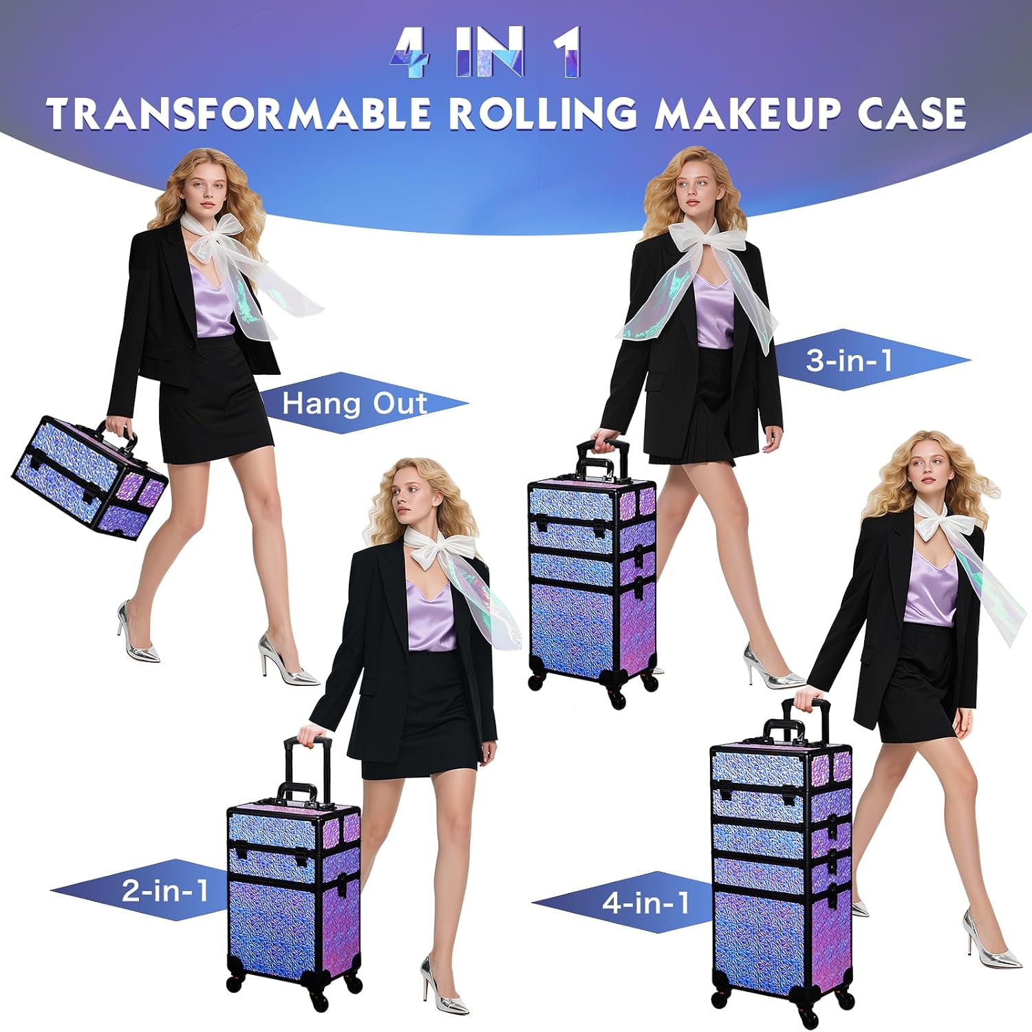 Valise de maquillage à roulett - Beauty Makeup Trolley avis et prix