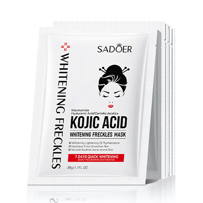 5 pièces SADOER acide kojique  - Sheet Face Mask Pack avis et prix